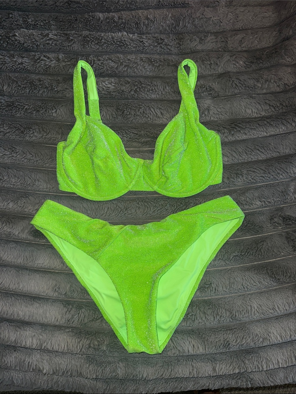 Vetchy Laguna Green Sparkle Bikini